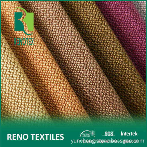 100% Polyester Linen Fabric Upholstery Fabric Material for Sofa Set